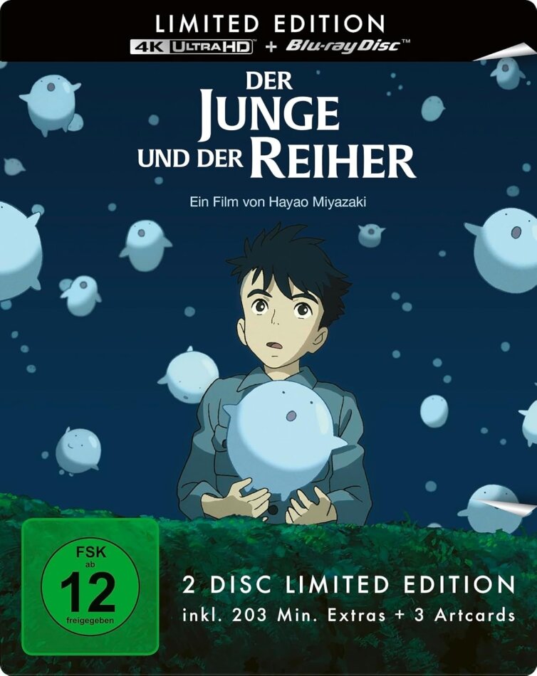 Der Junge und der Reiher (2023) Limited Edition, Steelbook, 4K Ultra HD + Blu-ray