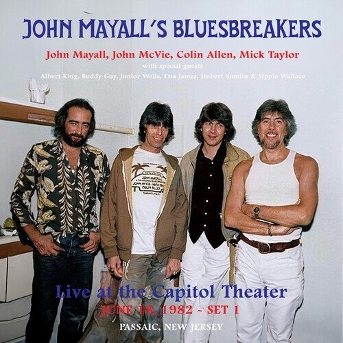 John Mayall & Bluesbreakers - Live At The Capitol Theater - June 18 1982 (Set 1) Gatefold, Renaissance, Limited Edition, Colored, 2 LPs