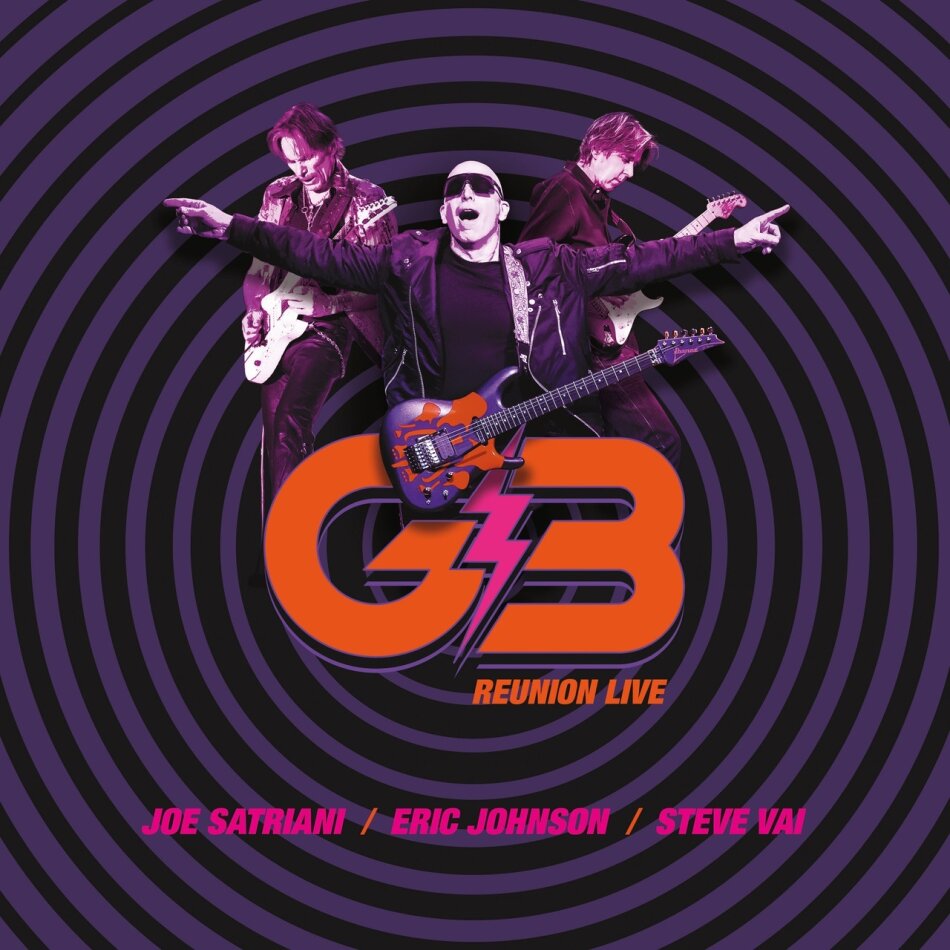 G3, Joe Satriani, Steve Vai & Eric Johnson - Reunion Live - 25th Anniversary Reunion Tour 4 LPs + Buch + 2 CDs
