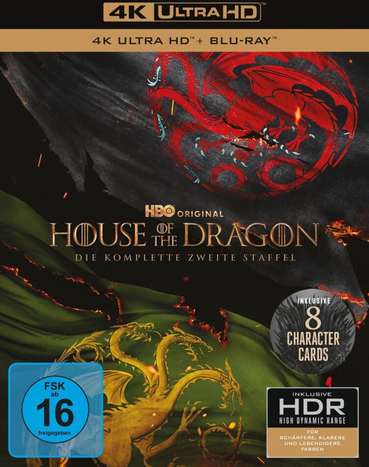 House of the Dragon (Game of Thrones) - Staffel 2 4 4K Ultra HDs + 4 Blu-rays