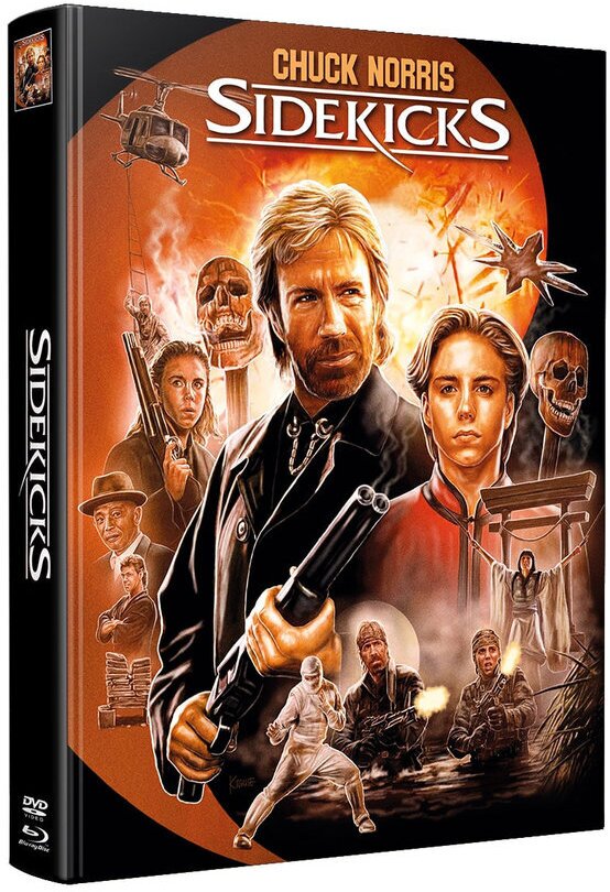 Sidekicks (1992) Wattiert, Limited Edition, Mediabook, Blu-ray + DVD