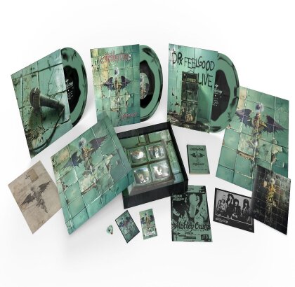 M&ouml;tley Cr&uuml;e - Dr. Feelgood (2024 Reissue, Boxset, BMG Rights Management, 140 Gramm, 35th Anniversary Edition, Green/Black Vinyl, 3 LPs)