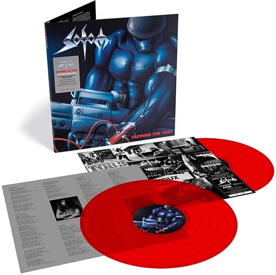Sodom - Tapping The Vein 2024 Reissue, BMG Rights Management, Gatefold, Red Vinyl, 2 LPs