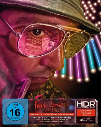Fear and Loathing in Las Vegas (1998) (Schuber, Director's Cut, 4K Ultra HD + 2 Blu-rays)