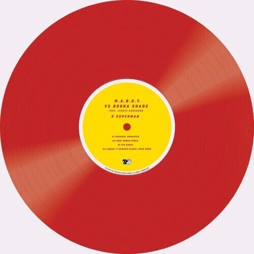 Mandy & Booka Shade - O Superman 2024 Red Vinyl, 12" Maxi