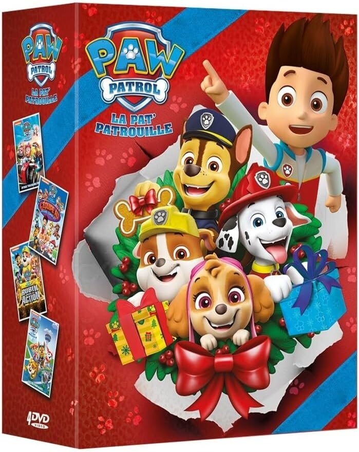 PAW Patrol - La pat' patrouille - Ryder toujours prêt / L’équipe au grand complet / Ruben passe à l’action / Les Olympiades 4 DVDs