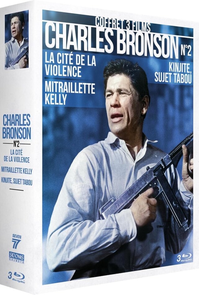 Charles Bronson - La cité de la violence / Mitraillette Kelly / Kinjite : Sujet tabou 3 Blu-ray