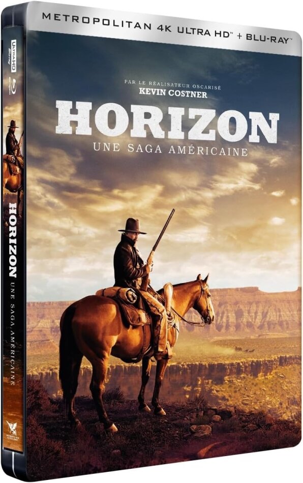Horizon: Une saga américaine (2024) Édition Limitée, Steelbook, 4K Ultra HD + Blu-ray