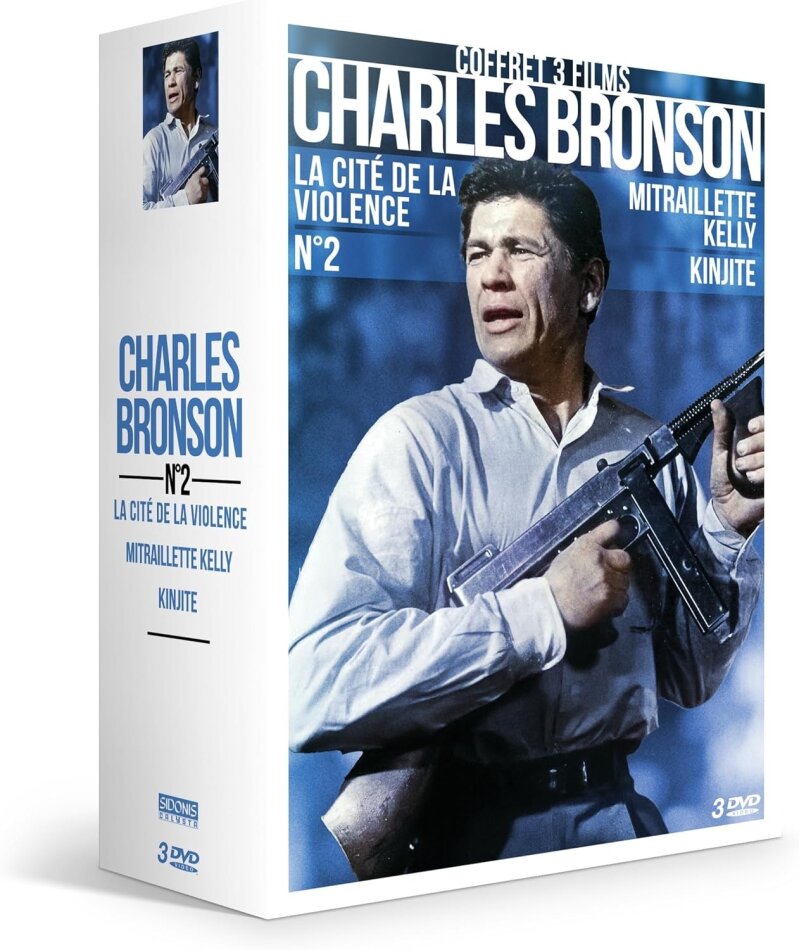 Charles Bronson - La cité de la violence / Mitraillette Kelly / Kinjite : Sujet tabou 3 DVD
