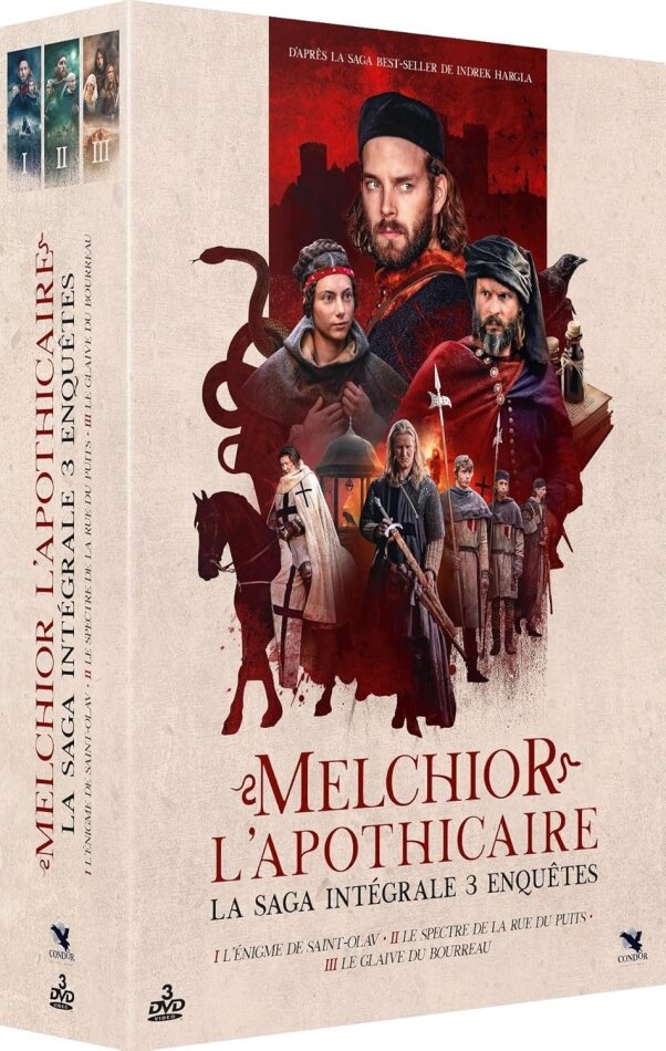 Melchior l'apothicaire - La saga intégrale 3 enquêtes (2022) 3 DVDs