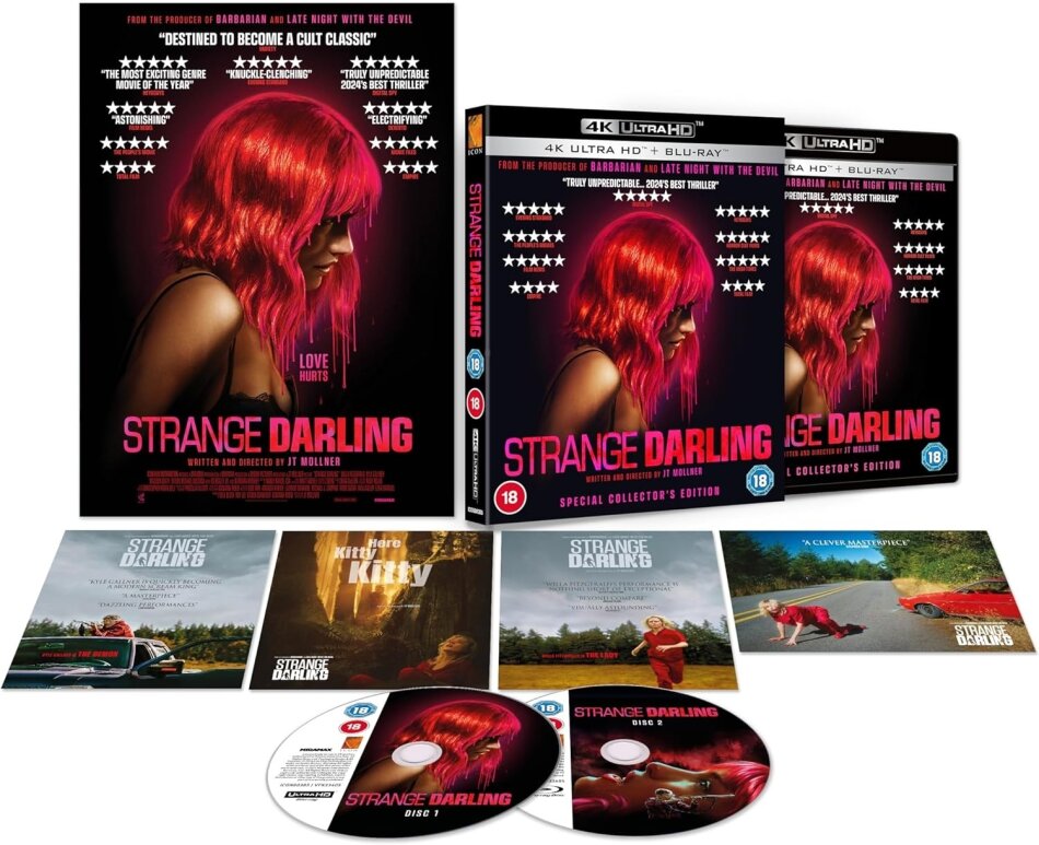 Strange Darling (2023) Special Collector's Edition, 4K Ultra HD + Blu-ray