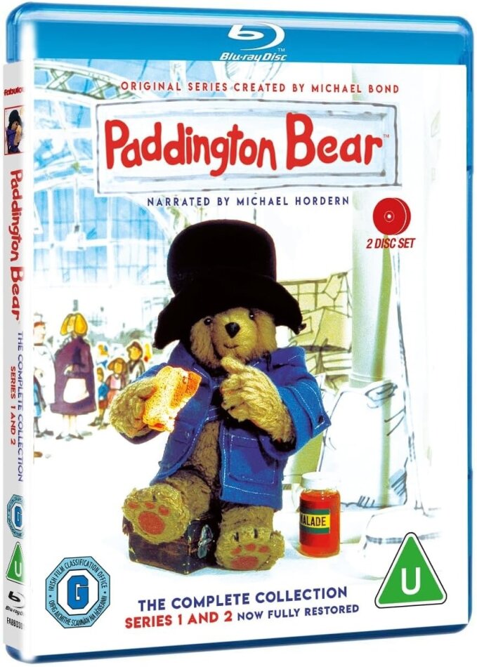 Paddington Bear - The Complete Collection: Series 1 and 2 Remastered, Restaurierte Fassung, 2 Blu-rays