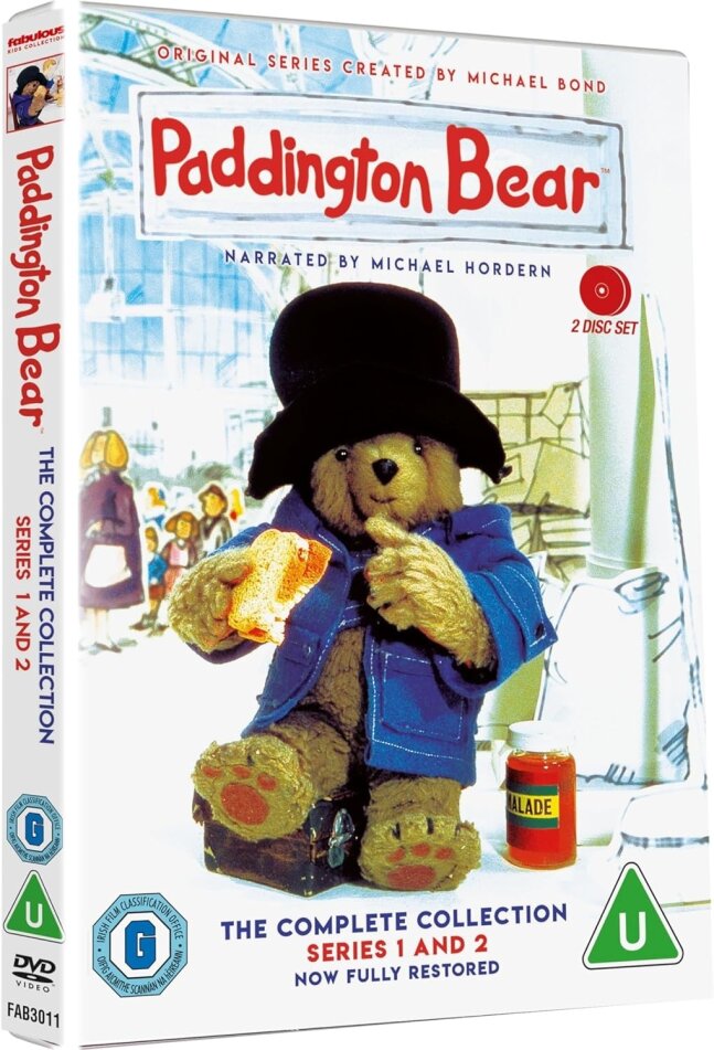 Paddington Bear - The Complete Collection: Series 1 and 2 Remastered, Restaurierte Fassung, 2 DVDs