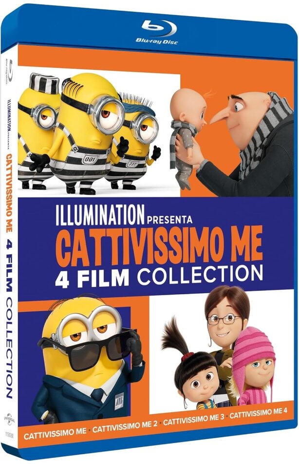 Cattivissimo Me 1-4 - 4 Film Collection 4 Blu-rays