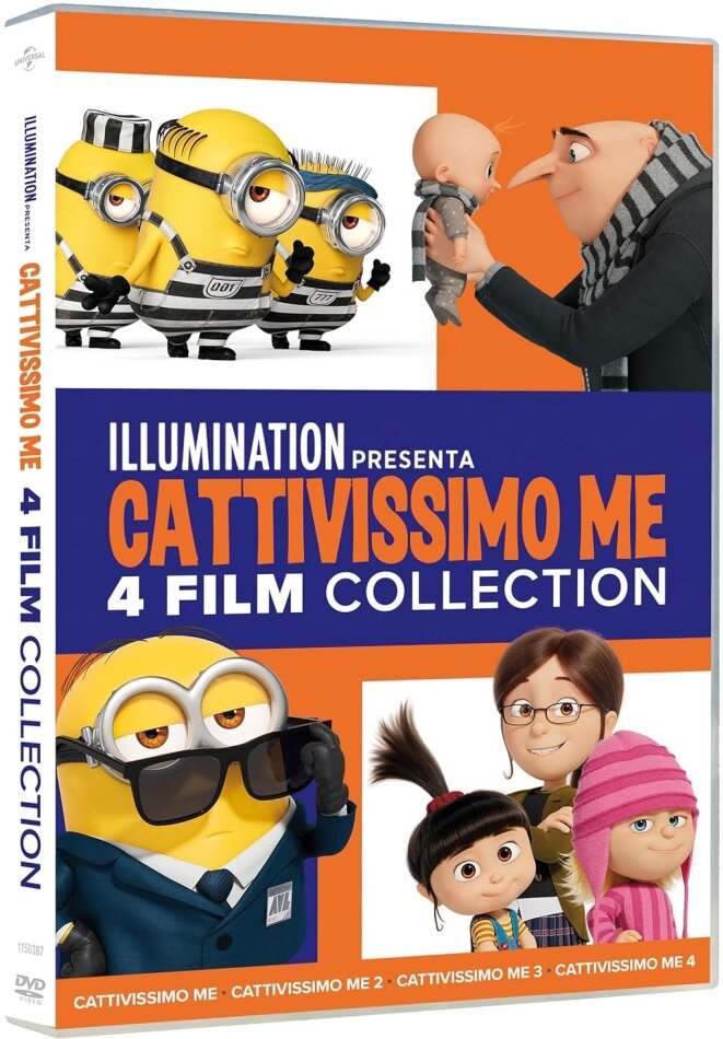 Cattivissimo Me 1-4 - 4 Movie Collection 4 DVDs