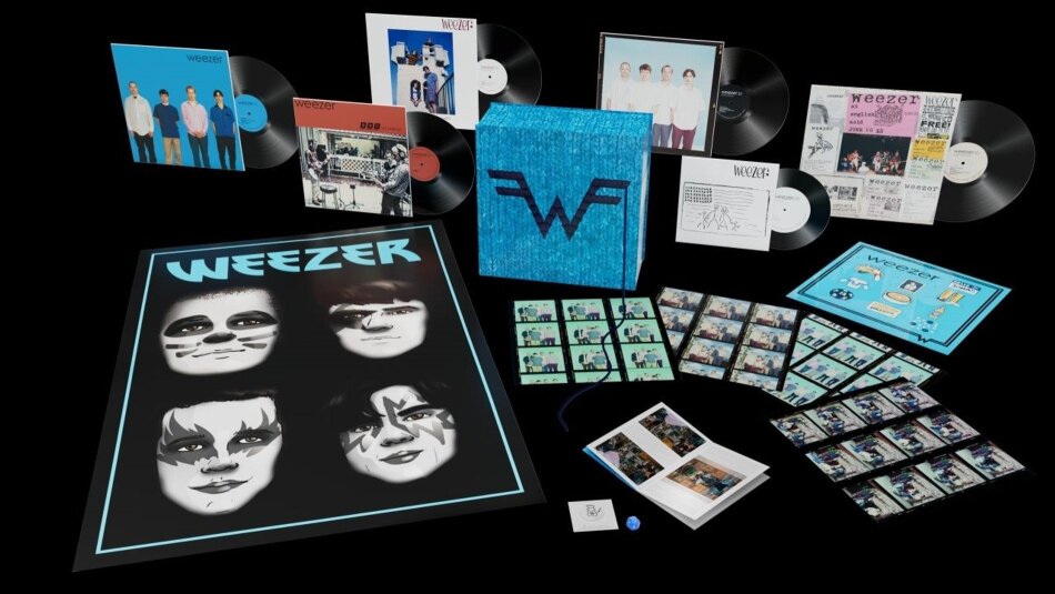 Weezer - --- (Blue Album) 2024 Reissue, Boxset, Geffen Records, Édition 30ème Anniversaire, 4 LP + 10" Maxi + 7" Single