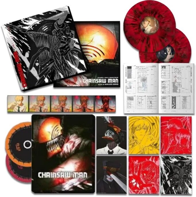 Chainsaw Man - Saison 1 + Goodies, Limited Collector's Edition, Steelbook, 2 Blu-rays + 2 LPs