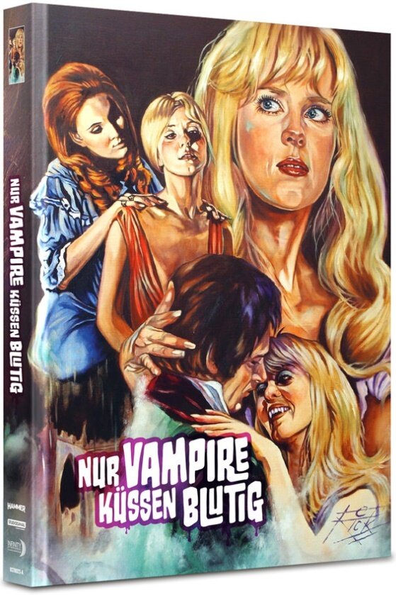 Nur Vampire küssen blutig (1971) Cover A, Limited Edition, Mediabook, Blu-ray + DVD