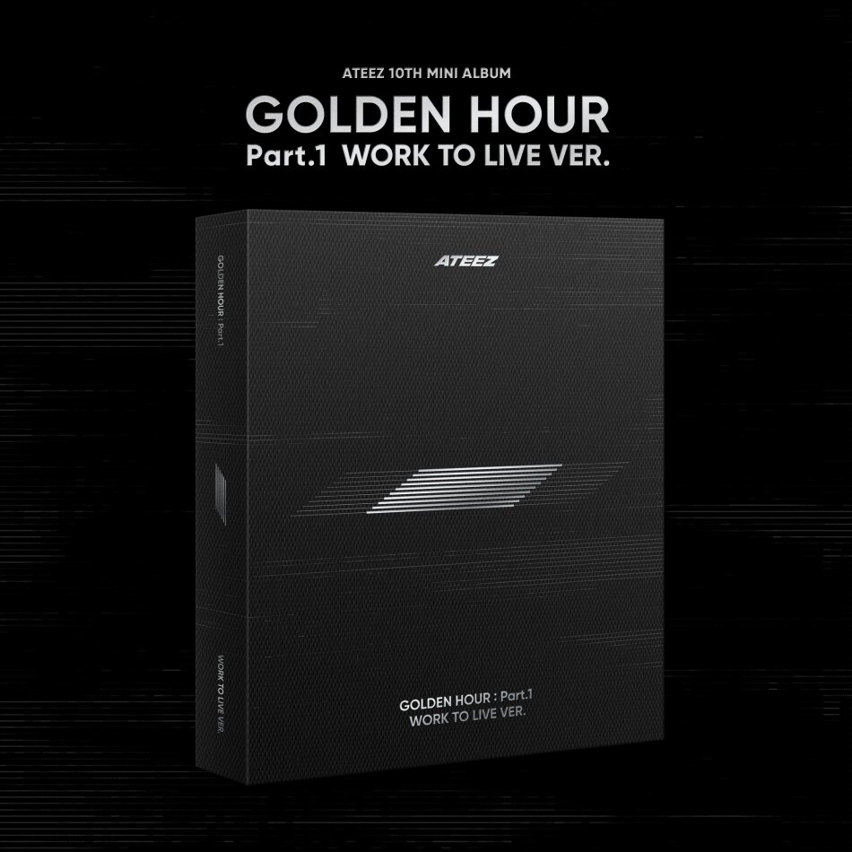 Ateez (K-Pop) - GOLDEN HOUR: Part 1 Work To Live Version, 3 CD + DVD