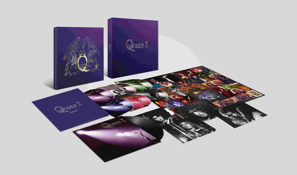 Queen - I 2024 Reissue, Super Deluxe Boxset, EMI UK, 6 CDs + LP