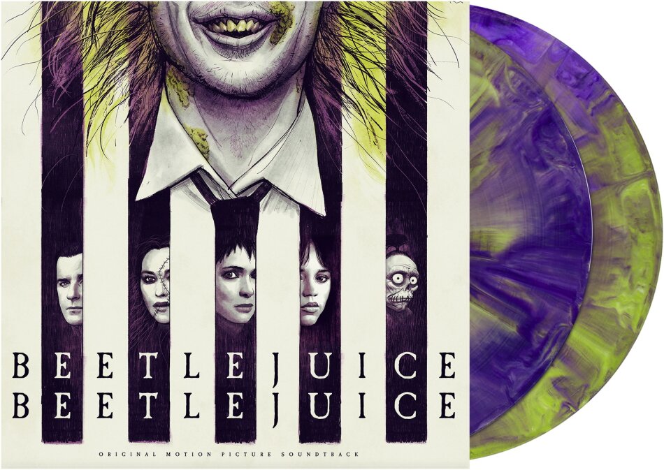 Danny Elfman - Beetlejuice Beetlejuice - OST Gatefold, Limited Edition, Lime Green & Purple Vinyl, 2 LPs