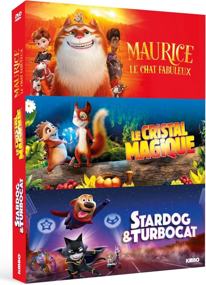 Maurice, le chat fabuleux / Le cristal magique / Stardog & Turbocat 3 DVD