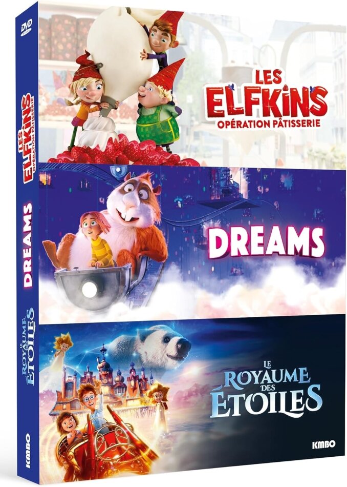 Les Elfkins - Opération pâtisserie / Dreams / Le royaume des étoiles 3 DVDs