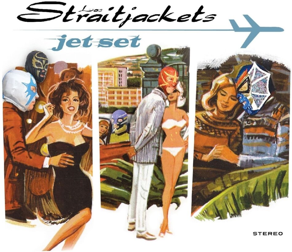 Los Straitjackets - Jet Set 2025 Reissue, Yep Roc, Orange Vinyl, LP