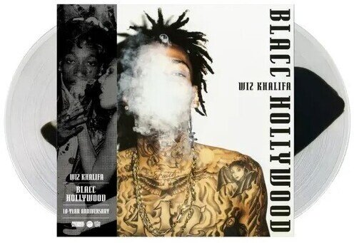 Wiz Khalifa - Blacc Hollywood 2024 Reissue, Gatefold, Get On Down, Édition Anniversaire, Clear Vinyl, LP