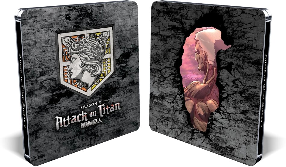 Attack on Titan - Season 3 Limited Edition, Steelbook, 4 Blu-rays