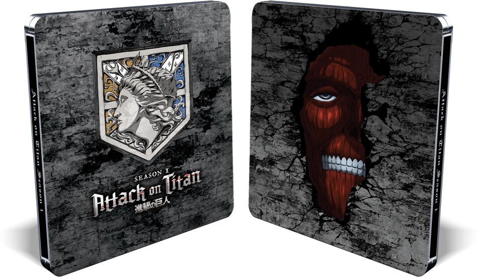 Attack on Titan - Season 1 Limited Edition, Steelbook, 4 Blu-rays