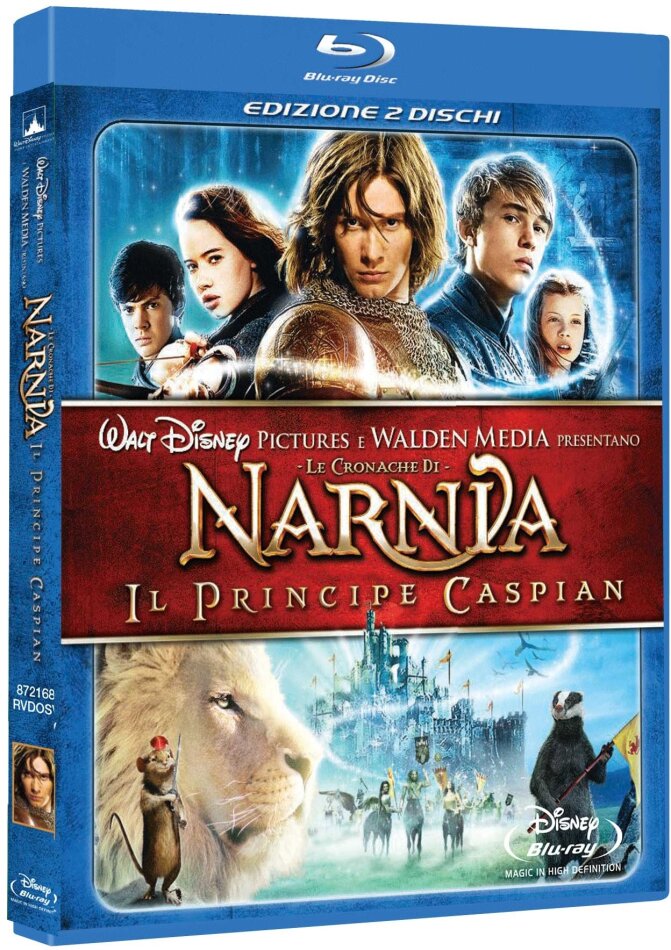 Le cronache di Narnia 2 - Il principe Caspian (2008) 2 Blu-rays