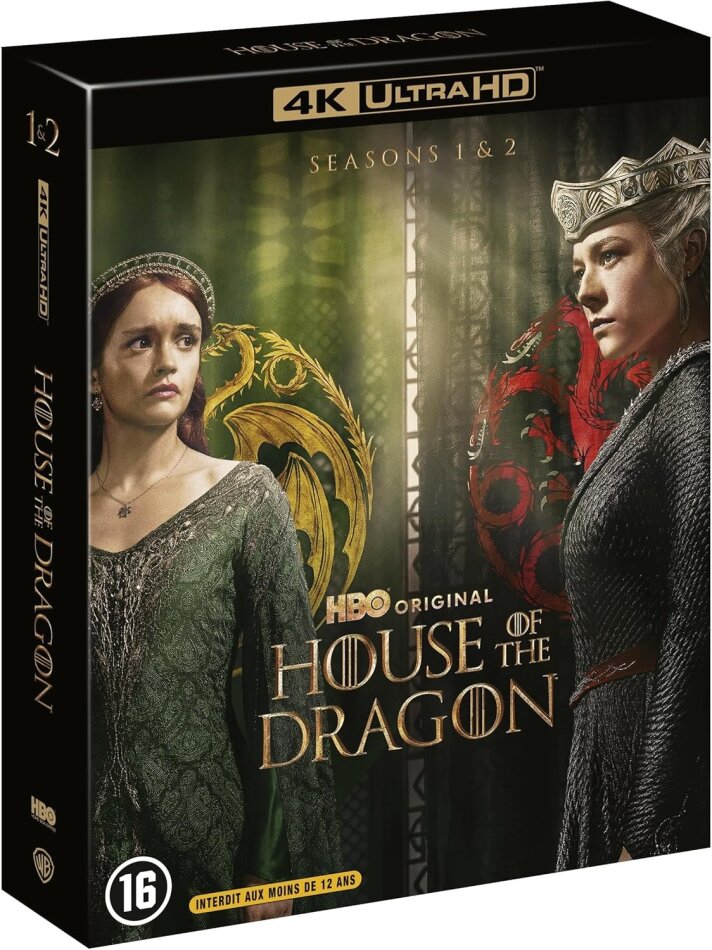 House of the Dragon (Game of Thrones) - Saisons 1 & 2 8 4K Ultra HDs
