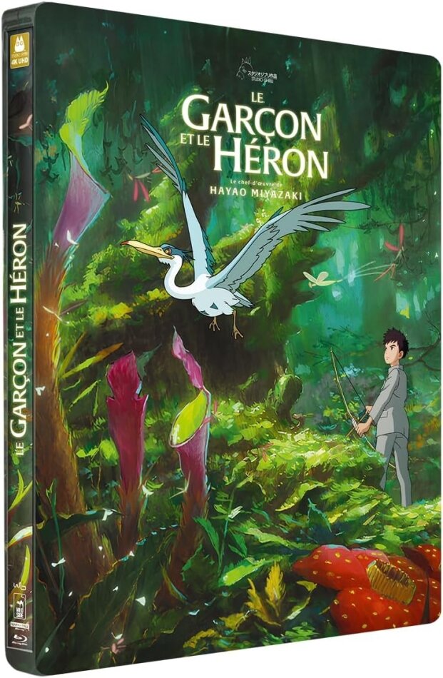Le garçon et le héron (2023) Limited Edition, Steelbook, 4K Ultra HD + Blu-ray