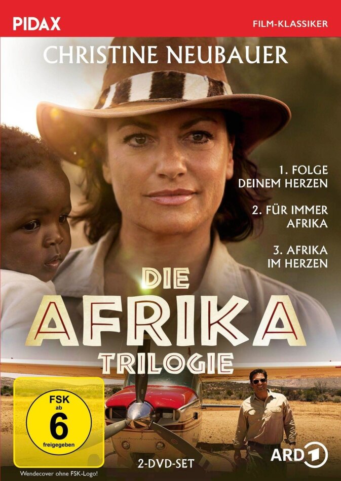 Die Afrika Trilogie - Folge deinem Herzen (2006) / Für immer Afrika (2007) / Afrika im Herzen (2008) Pidax Film-Klassiker, 2 DVDs
