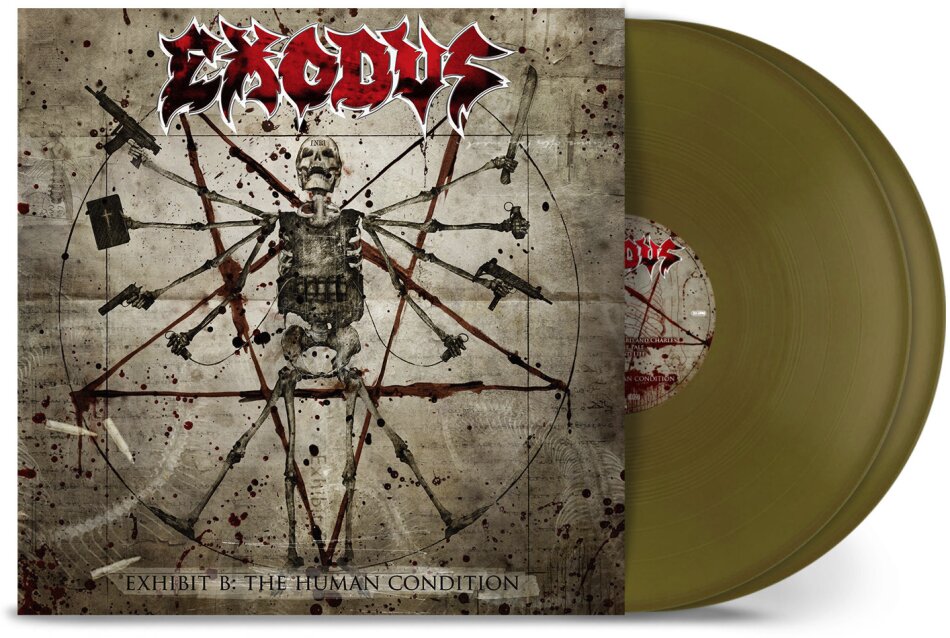 Exodus - Exhibit B: The Human Condition 2024 Reissue, Nuclear Blast, Gold Vinyl, 2 LPs