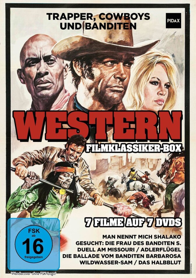 Western Filmklassiker-Box - Trapper, Cowboys und Banditen 7 DVDs