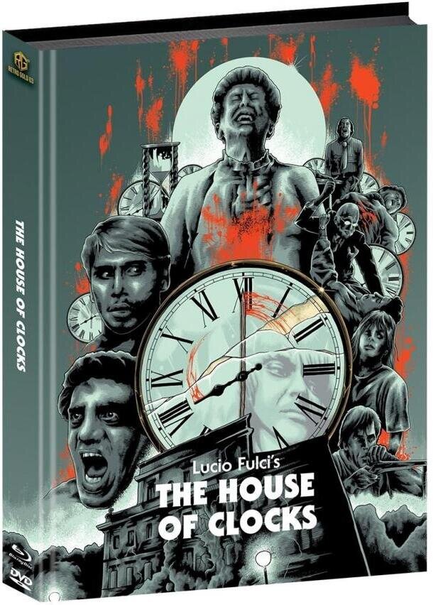 The House of Clocks (1989) Cover B, Limited Edition, Mediabook, Blu-ray + DVD