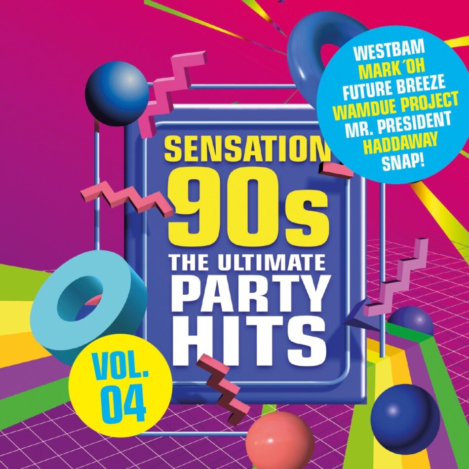 Sensation 90s Vol. 4 - The Ultimate Party Hits 2 CD