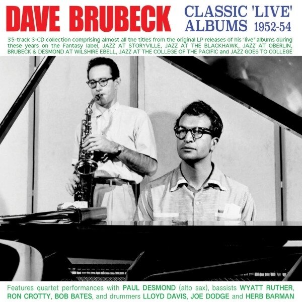 Dave Brubeck - Classic 'Live' Albums 1952-54 3 CDs