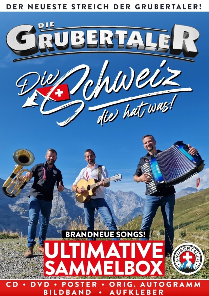 Die Grubertaler - Die Schweiz die hat was! - Ultimative Sammelbox CD + DVD