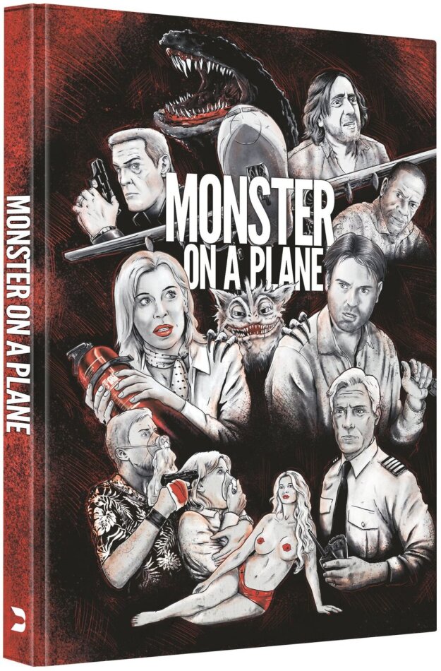 Monster on a Plane (2024) Cover B, Limited Edition, Mediabook, Blu-ray + DVD