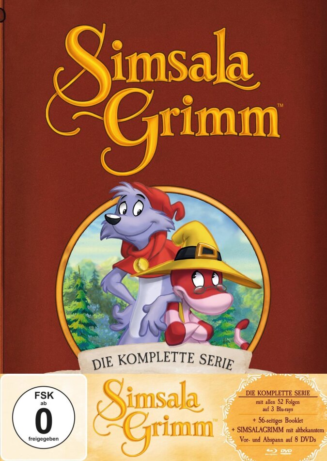 Simsala Grimm - Die komplette Serie Special Edition, 3 Blu-rays + 8 DVDs