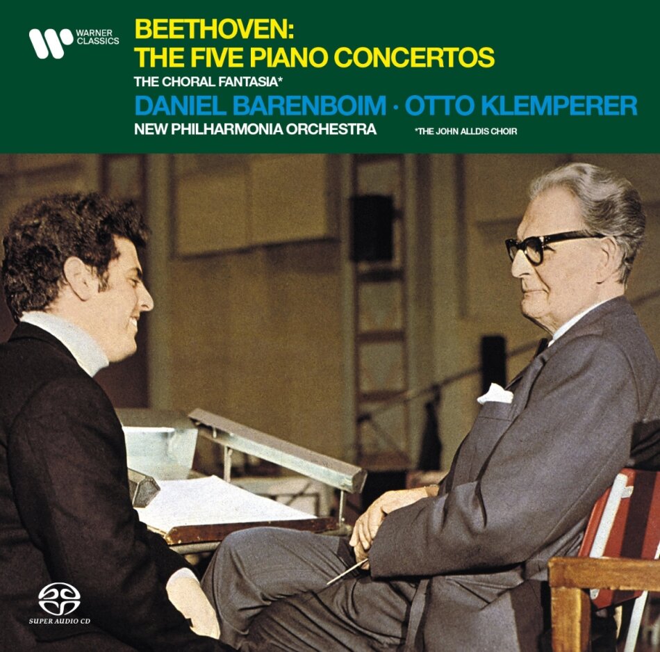 Daniel Barenboim, Otto Klemperer & Ludwig van Beethoven (1770-1827) - The Five Piano Concertos 3 CDs