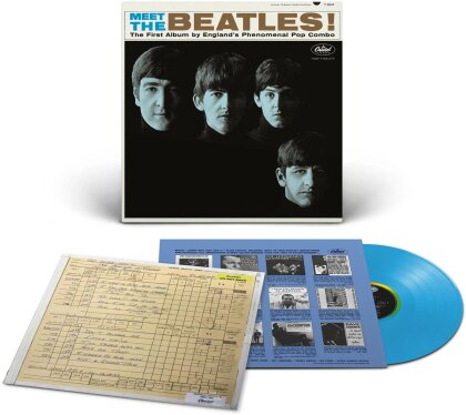 The Beatles - Meet The Beatles - US Album (2024 Reissue, Indies Only, Mono, Limited Edition, Blue Vinyl, LP)