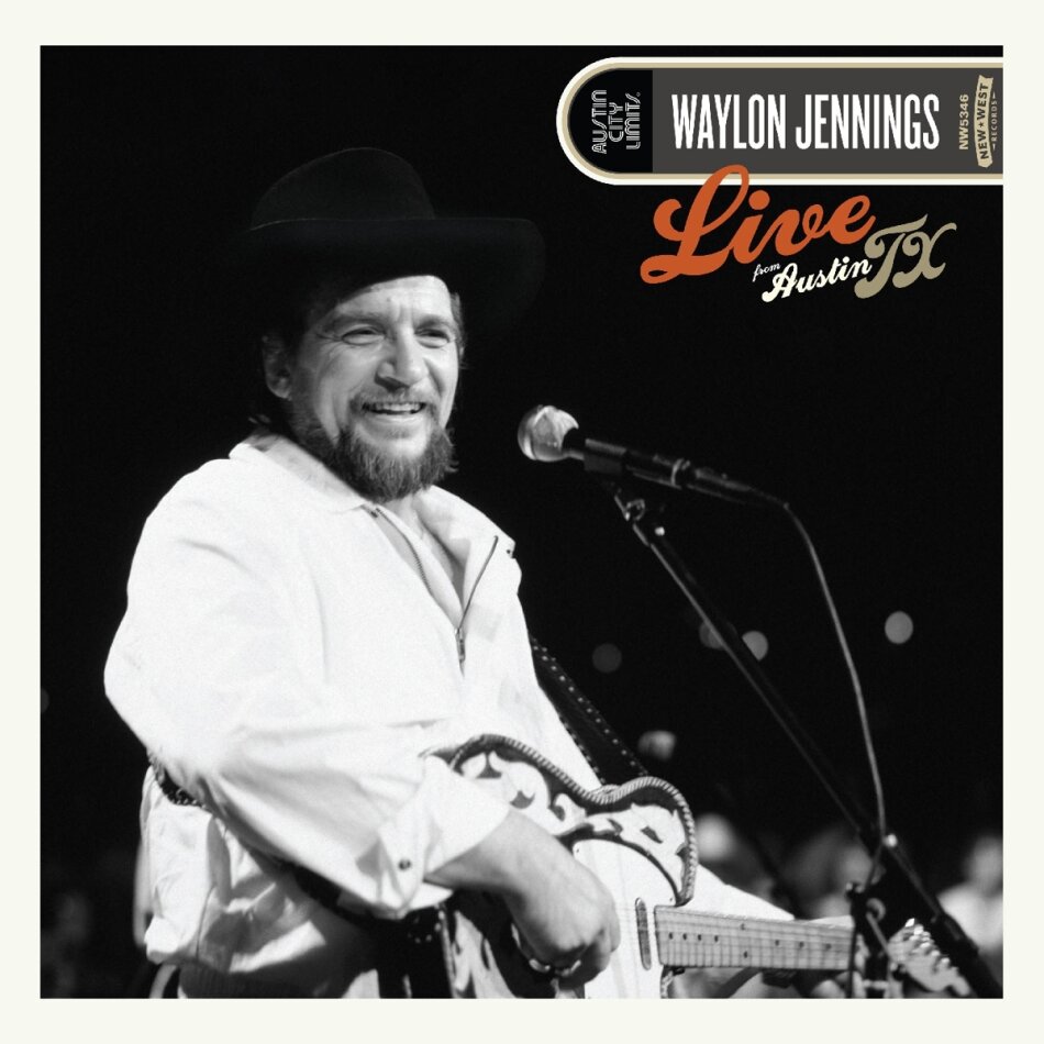 Waylon Jennings - Live From Austin TX 2024 Reissue, New West Records, Silver Gold Vinyl, LP