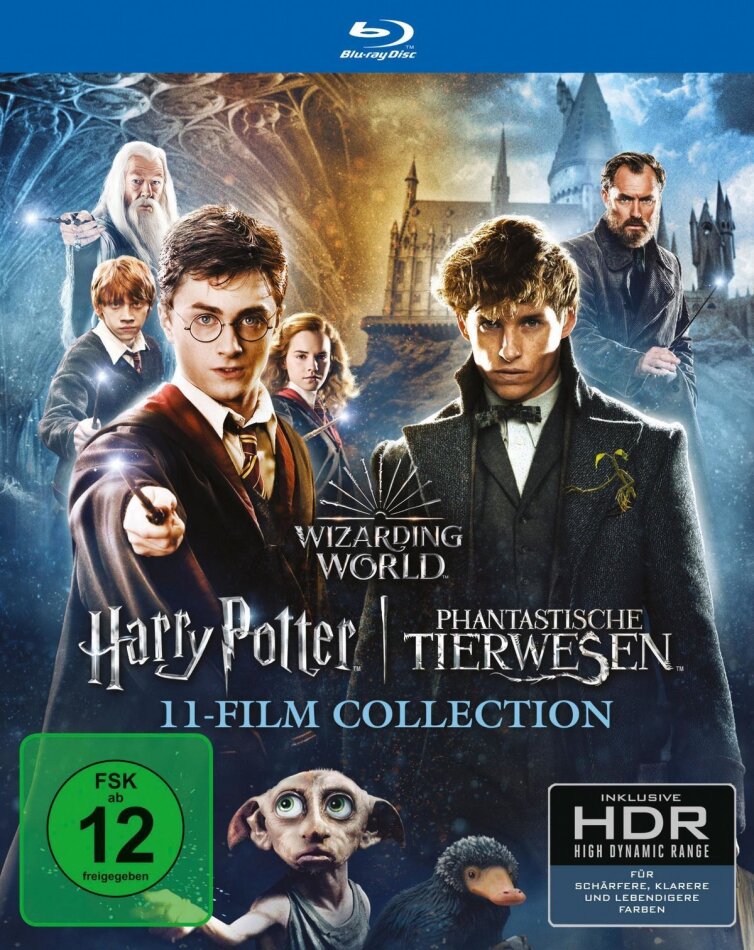 Harry Potter / Phantastische Tierwesen - Wizarding World: 11-Film Collection 11 Blu-rays