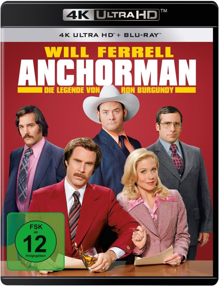 Anchorman - Die Legende von Ron Burgundy (2004) 4K Ultra HD + Blu-ray