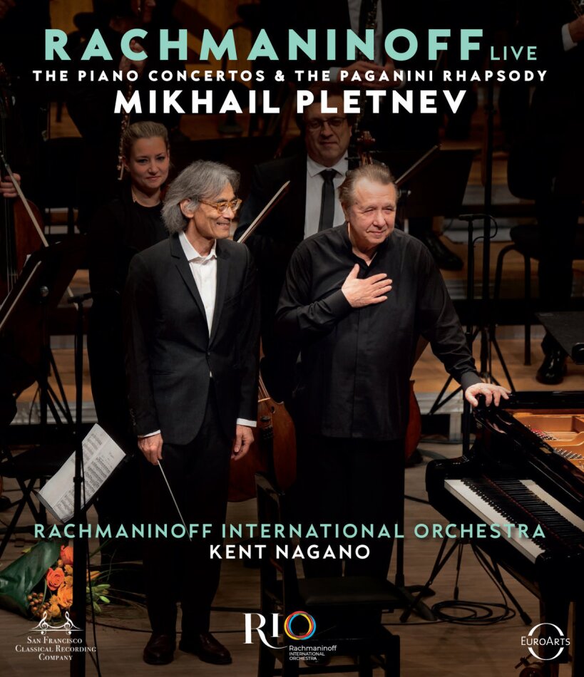 Rachmaninoff International Orchestra, Kent Nagano & Mikhail Pletnev - Rachmaninoff Live - The Piano Concertos & The Paganini Rhapsody Euro Arts