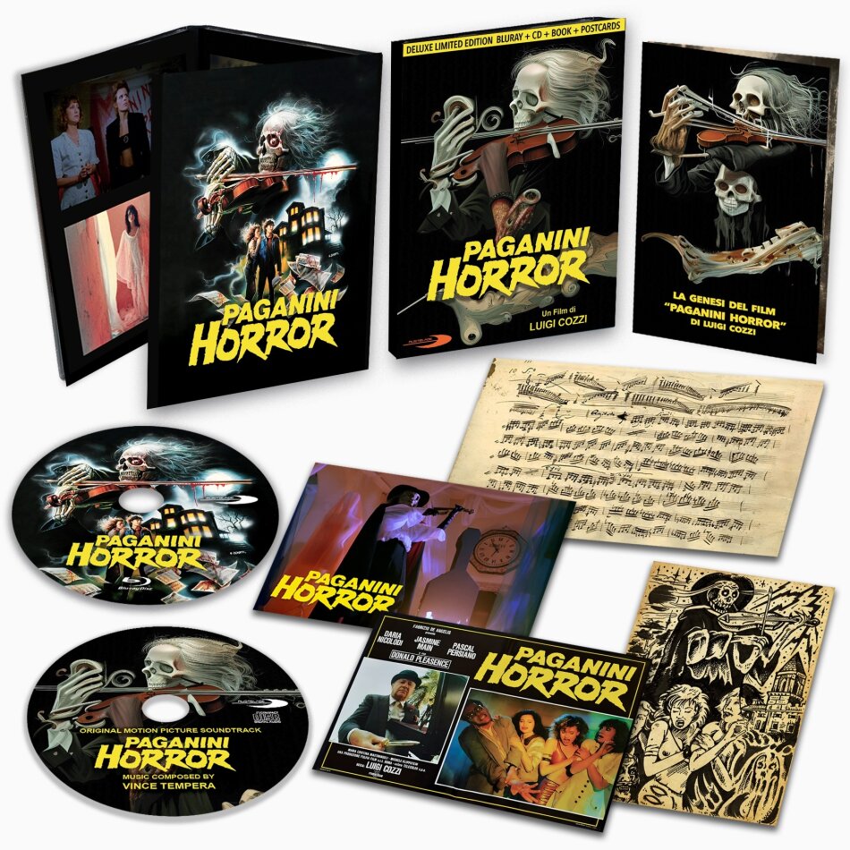 Paganini Horror (1988) Limited Deluxe Edition, Blu-ray + CD